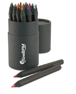Lápis de cor tubo